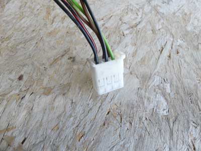 Mercedes White 6 Pin 6 Wire Connector 22054569283